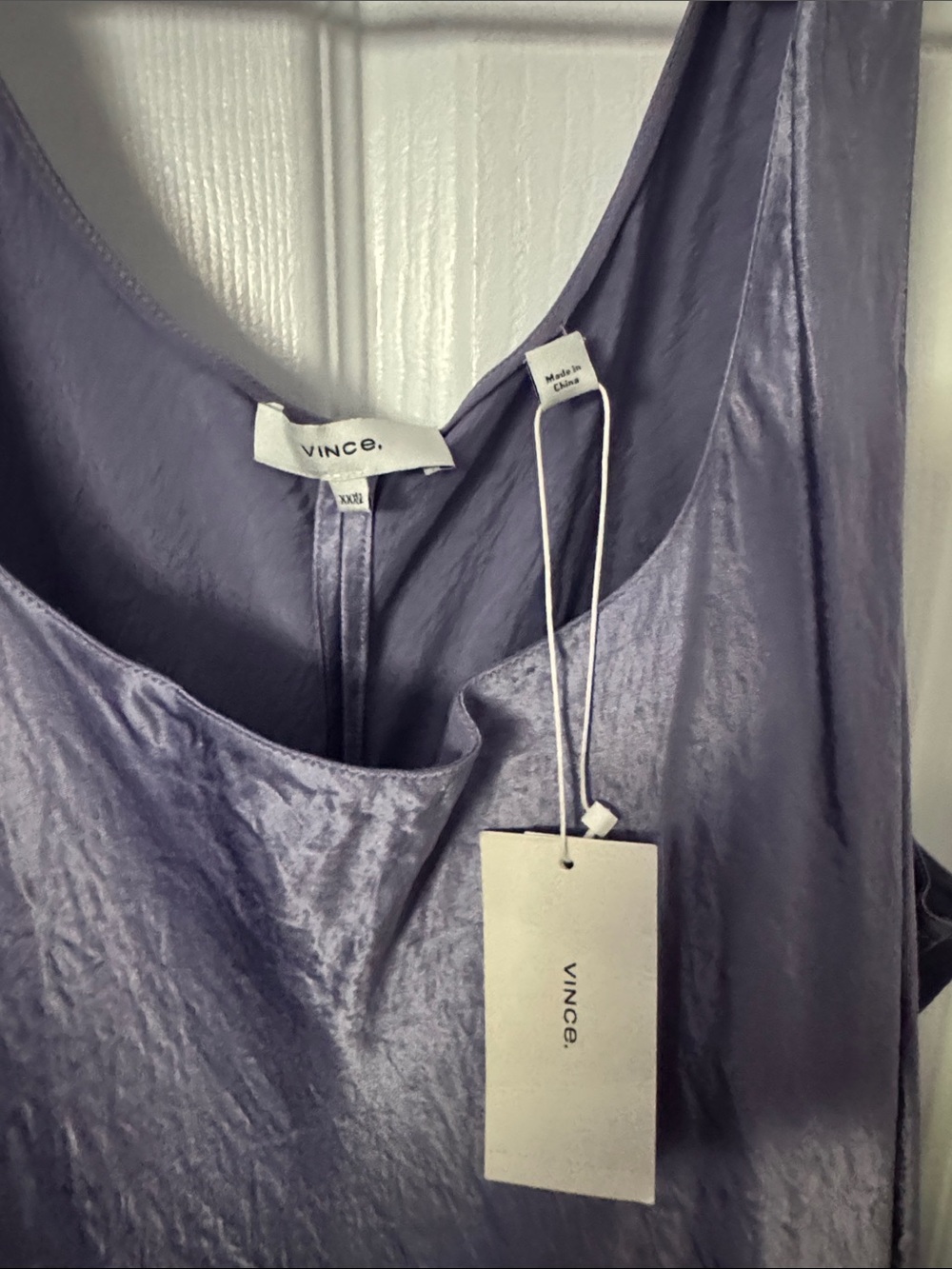 Vince Lavender Satin Slip Maxi Dress - Picture 2 of 4